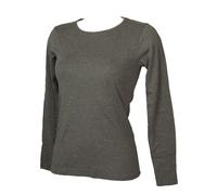 SG Maglia girocollo donna RAGNO manica lunga in caldo cotone biologico caldo e s