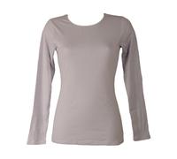 SG Maglia girocollo donna RAGNO manica lunga in caldo cotone biologico caldo e s