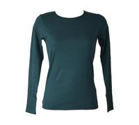 SG Maglia girocollo donna RAGNO manica lunga in caldo cotone biologico caldo e s