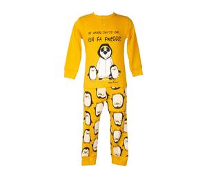 SG Pigiama bambino CRAZY FARM cotone interlock invernale manica lunga collo sera