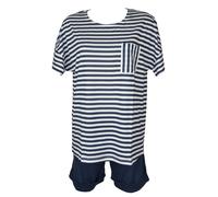 SG Pigiama donna cotone e modal girocollo manica corta pantalone corto RAGNO art