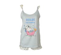 SG Pigiama donna CRAZY FARM maglia laccio pantalone corto con galetta articolo 1