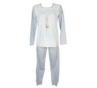 SG Pigiama donna manica lunga girocollo cotone THE POINT articolo P16006 Made in