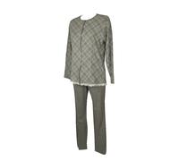 SG Pigiama donna RAGNO aperto davanti manica lunga pantalone lungo invernale int