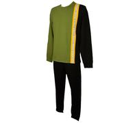 SG Pigiama uomo BIKKEMBERGS completo da casa interlock cotone invernale manica l