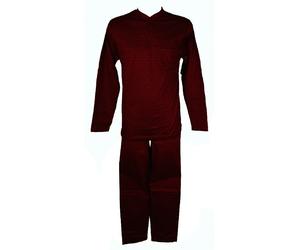 SG Pigiama uomo cotone manica lunga pantalone lungo collo serafino RAGNO articol