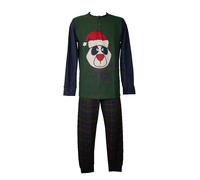 SG Pigiama uomo CRAZY FARM caldo e morbido invernale punto milano manica lunga c