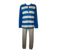 SG Pigiama uomo LVB LOVABLE cotone manica lunga collo serafino maglia diritta pa