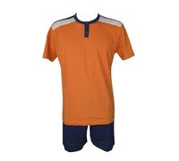 SG Pigiama uomo manica corta pantalone corto collo serafino cotone RAGNO SPORT a