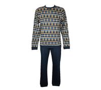 SG Pigiama uomo RAGNO collo serafino manica lunga pantalone e maglia con polsi