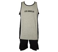 SG Pigiama uomo RAGNO cotone estivo corto spalla larga pantalone corto elastico