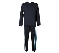 SG Pigiama uomo RAGNO cotone estivo manica lunga collo v con polsini articolo U4