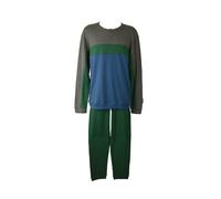 SG Pigiama uomo RAGNO interlock caldo cotone invernale manica lunga collo serafi