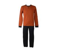 SG Pigiama uomo RAGNO interlock caldo cotone invernale manica lunga collo serafi