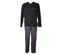 SG Pigiama uomo RAGNO interlock caldo cotone invernale manica lunga collo V magl