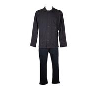 SG Pigiama uomo RAGNO interlock invernale aperto davanti con colletto tasche e t