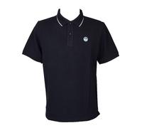 SG Polo uomo NORTH SAILS maglia manica corta con colletto e bottoni con logo ric