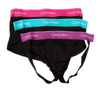 SG Set uomo CK CALVIN KLEIN jock strap+ slip+ boxer elastico a vista cotone ela