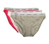 SG Slip donna CK CALVIN KLEIN confezione 3 capi mutande elastico a vista cotone