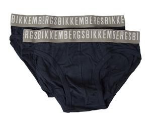 SG Slip uomo BIKKEMBERGS confezione 2 pezzi elastico a vista cotone elasticizzat
