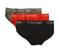 SG Slip uomo CALVIN KLEIN 3 slip elastico a vista logato mutande cotone elastici