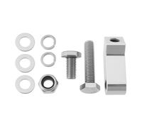 SG Store 1 Set Di Supporto Per Lampada Per Installazione Luce Principale Moto Per Staffa Da 3/4 Di Pollice Compatibile Con H-arley E Argento