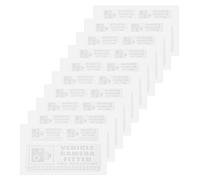 SG Store 10 Adesivi Di Sicurezza Per Finestrini Auto Per Retromarcia 135x55 Mm Con Registrazione Tramite Telecamera Di Videosorveglianza 65x30 Mm