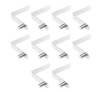 SG Store 10 clip a molla in acciaio inox con bottone da 5 mm di diametro, 9 mm di altezza, perno di bloccaggio a pressione per palo della tenda e kayak
