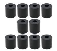 SG Store 10 guarnizioni distanziali multiuso in gomma liscia resistente agli strappi, diametro esterno 2,5 cm x diametro interno 0,95 cm x diametro interno 2,5 cm, adatta per accessori per barre
