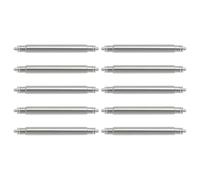 SG Store 10 perni a molla da 2,5 mm per cinturino dell'orologio, perni spessi in acciaio inox, compatibili con Seiko SKX007 SKX009, 22 mm