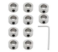 SG Store 10 Pezzi 8 Mm Di Diametro Interno Collari Per Alberi Vite Di Bloccaggio Collare Adatto Per Componenti Del Cambio Della Stampante 3D Basi Motore Macchine Utensili Alberi Di Trasmissione