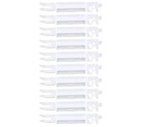 SG Store 10 pezzi clip di fissaggio decorativo per pannello del parabrezza anteriore dell'auto in plastica kit di riparazione clip 812388 compatibile con Citroen C2 bianco