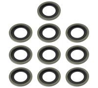 SG Store 10 Pezzi Rondelle Per Tappo Di Scarico Olio 6835866 Compatibile Con Citroen Compatibile Con Ford