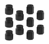 SG Store 10Pcs Aria Condizionata Tappi Valvola Sostituzione Compatibile con R134a AC Sistema Aria Condizionata Servizio AC Tappo Porta di Ricarica ABS Nero