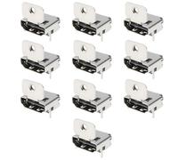 SG Store 10pcs HDMI 19 Pin ad angolo retto femmina Socket DIP Connettore per schede madri di controllo con orecchio di montaggio