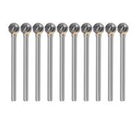 SG Store 10X Frese In Metallo Duro Integrale Da 6x6 Mm Compatibile Con Dremels Proxxon La Macchina Per Incisione A Sfera