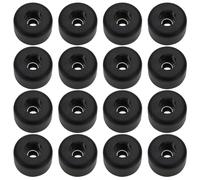 SG Store 16 PZ Piedini In Gomma Per Altoparlanti 25x15mm Con Rondella In Acciaio Rotondi Per Subwoofer