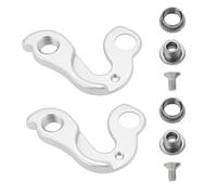 SG Store 2 ganci meccanici per deragliatore per bicicletta, in metallo, per deragliatore posteriore, modello GH-090, compatibile con accessori per biciclette FELT, argento