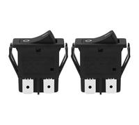 SG Store 2 interruttori a forma di barca a 4 pin, 2 posizioni, 250 V/16 A, 30 x 15 x 29,8 mm, adatti per elettrodomestici generici