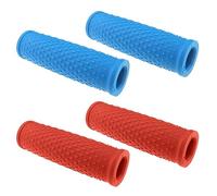 SG Store 2 Paia Manopole Per Manubrio Compatibile Con Xiaomi Mijia M365 1S Essential Pro2 Scooter Elettrico Copertura In Silicone Antiscivolo Per Impugnatura (Rosso E Blu)