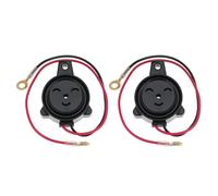 SG Store 2 Pezzi 12V-24V 5W Cicalino Di Allarme Acustico Di Retromarcia 0,1-0,8A 105±3dB Per Camion Roulotte Auto