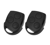 SG Store 2 pezzi 3 pulsanti telecomando custodia di ricambio compatibile con Ford Focus Mondeo Fiesta Fusion Puma Transit chiave auto Shell custodia nero