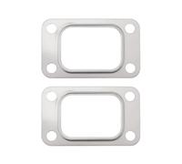 SG Store 2 Pezzi 4 Fori Turbo Collettore Di Aspirazione Guarnizione Flangia In Acciaio Inox T3 Metallo Gt30 Gt35 T35 T38 Compatibile Con Garrett T3 Turbocompressore Turbo Collettore