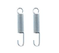 SG Store 2 Pezzi 80 mm Di Lunghezza Per Cavalletto Per Moto Per Cavalletto Laterale Molla Per Cavalletto In Metallo Sostituzione Molla Di Ritorno Per Moto Argento