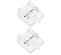 SG Store 2 Pezzi 820474096 Piedino Per Cerniera Invisibile Trasparente A Scatto Compatibile Con Pfaff Expression La Macchina Da Cucire 2014 Compatibile Con Hobby 42