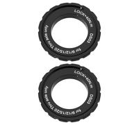 SG Store 2 Pezzi Centerlock Anello Di Bloccaggio Disco Freno Compatibile Con Shimano Perno Passante Da 15/20 Mm 44x26x8 Mm Mozzo Bici In Lega Di Alluminio Center Lock Per Bici Mountain Bike