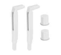 SG Store 2 Pezzi Di Ricambio Per Chiavistello Per La Pulizia Delle Finestre Del Tetto Con Dado Per Il Fissaggio Durante La Pulizia Delle Finestre Del Tetto Compatibile Con Velux GGU GPU GHU Grigio