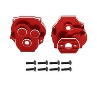 SG Store 2 Pezzi Di Scatola Di Trasmissione Compatibile Con Traxxass TRX4M Defender 1/18 RC Crawler Upgrade Parts (rosso)