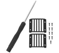 SG Store 2 Pezzi RC Faro Protezione Nylon Griglia Copertura Luce Anteriore Compatibile Con TRX4M Defender 1/18 RC Auto 23,3x18,9mm Con Viti E Cacciavite Nero
