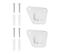 SG Store 2 Pezzi Staffa per Ventola Montata A Parete Resistente in Acciaio Laminato A Freddo Staffa Triangolare per Montaggio A Parete con Viti di Fissaggio per Ventole Cappe da Cucina Fissaggio